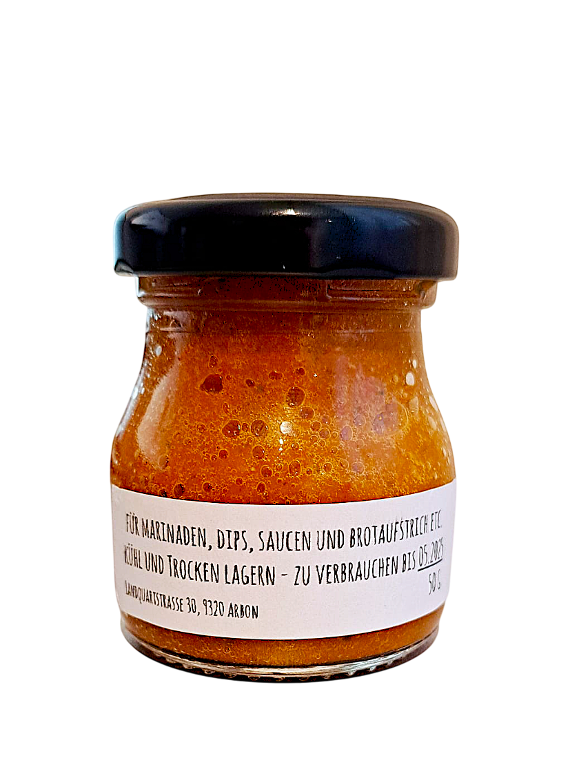 Flame Fusion Chilipaste – Intensiv scharf & 100% natürlich für feurigen Genuss - Grandma's Spiced Dreams GmbH