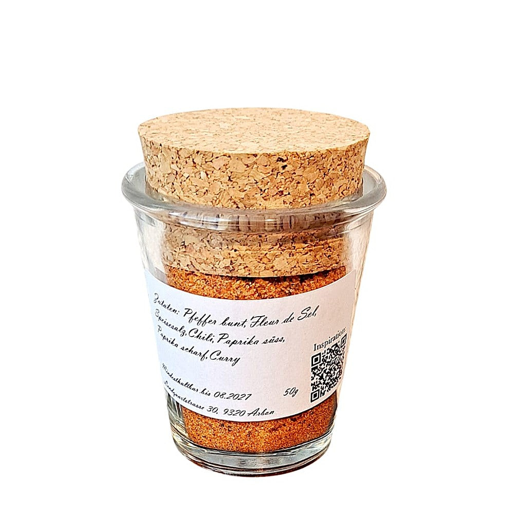 MidlyZingy Grandma Chili Gewürz – Mittelscharf für Pommes, Hähnchen und Gegrilltes - Grandma's Spiced Dreams GmbH